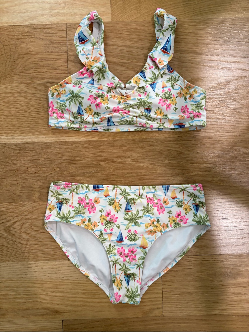 Old Navy Sailboat Pattern Swimsuit